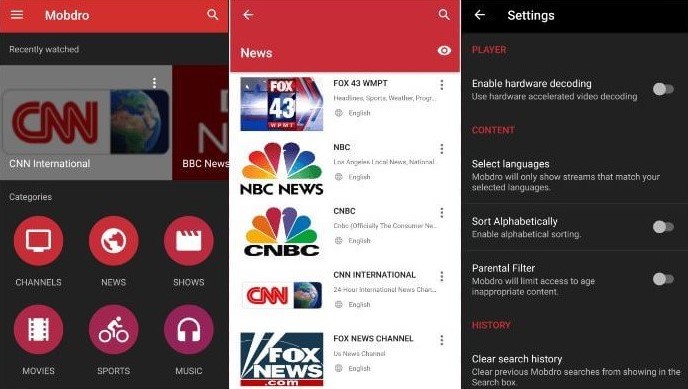 Guía TV de Televisión para Mobdro (2025)