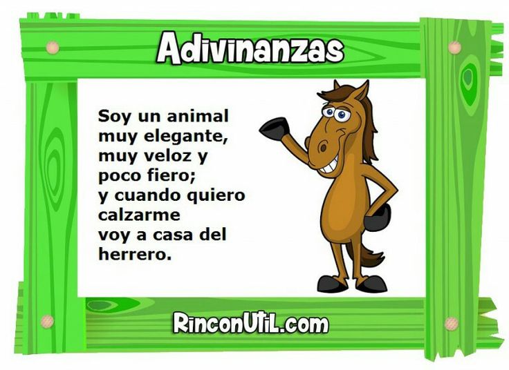 Cuando un caballo deja de ser un caballo acertijo