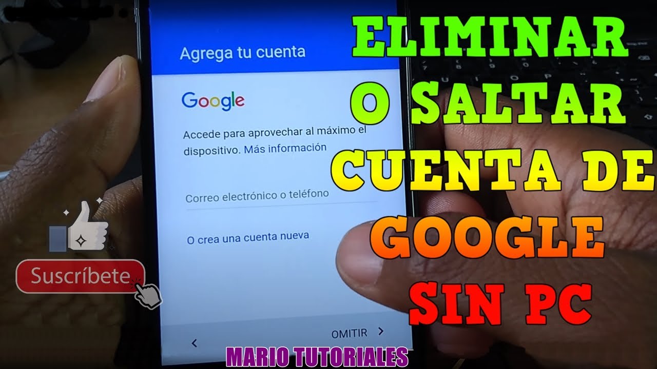 Eliminar cuenta de Google después de resetear a modo de fábrica