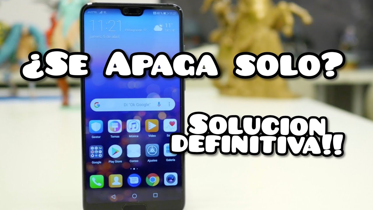 Porque mi Huawei se prende y apaga solo